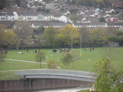View over rugby pitch