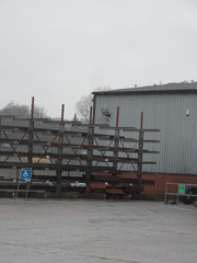 Racking at warehouse
