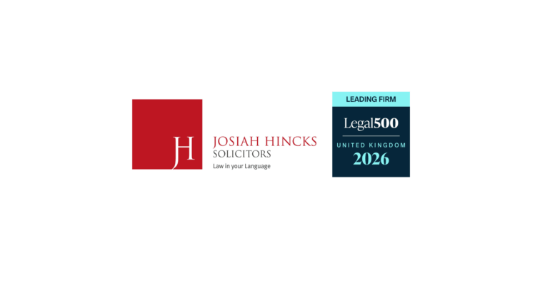 Josiah Hincks Legal 500